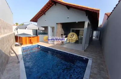 Casa à venda em mongaguá-sp com piscina e spa rubi prime!