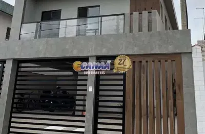 Casa de condomínio com 2 quartos, esmeralda, praia grande - apenas r$ 196 mil