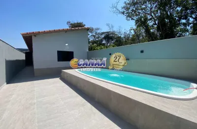 Oportunidade- casa com piscina à venda em mongaguá – litoral sul de sp!!!