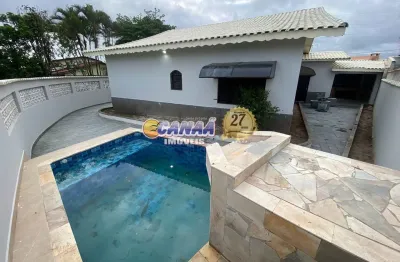 Linda casa à venda com piscina em mongaguá – pertinho da praia! ️
