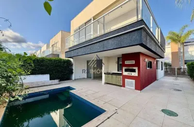 Casa em condomínio fechado com 4 quartos à venda na rua josé mindlin, recreio dos bandeirantes, rio de janeiro, 306 m2 por r$ 1.960.000
