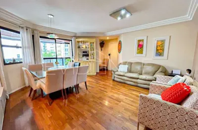 Apartamento de 123 metros com 3 dormitórios (3 suítes), 2 vagas, no jardim anália franco