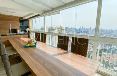 Cobertura à venda com 245 m², decorada, 3 suítes, 3 vagas, vila carrão! terraço com hidromassagem