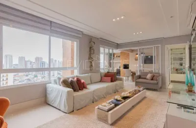 Apartamento à venda no tatuapé, são paulo com 157 metros e varanda gourmet