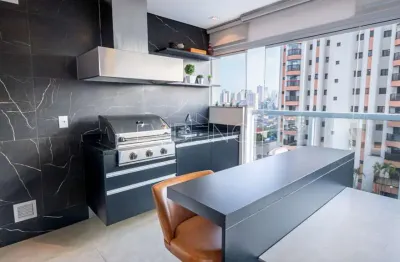 Apartamento à venda com 105 m² no tatuapé - varanda gourmet envidraçada