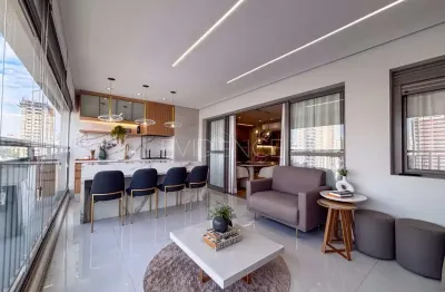 Apartamento à venda com 2 suítes e 2 vagas no tatuapé - varanda gourmet - porteira fechada