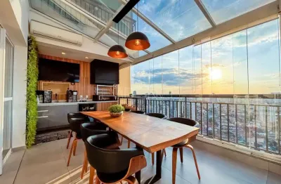 Cobertura duplex á venda na vila regente feijó com 189m² 3 suítes 3 vagas e varanda gourmet