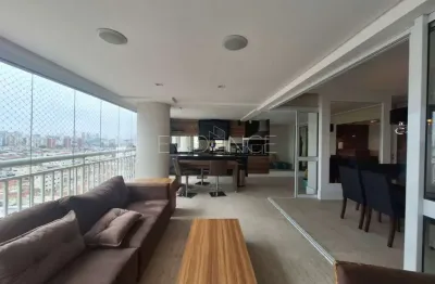 Apartamento para locação no tatuapé, mobiliado com 171m² e 3 vagas