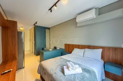 Apartamento mobiliado para locação no tatuapé com 1 dormitório e ar-condicionado - 26,75 m²