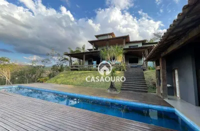 Casa com 5 quartos à venda, 520 m² por r$ 2.500.000 - condomínio passárgada - nova lima/mg
