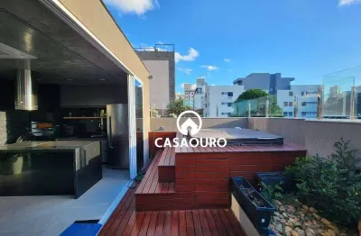 Cobertura com 4 quartos à venda, 200 m² por r$ 2.500.000 - são pedro - belo horizonte/mg