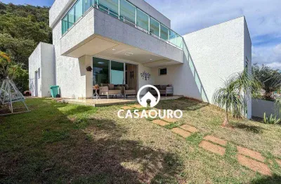 Casa com 3 dormitórios à venda, 320 m² por r$ 4.500.000,00 - quintas do sol - nova lima/mg