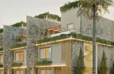 Casa de alto padrão com 3 quartos em condomínio fechado no norte da ilha