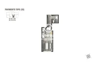 Apartamento com 1 quarto à venda na Rua Berta Lutz, Cachoeira do Bom Jesus, Florianópolis