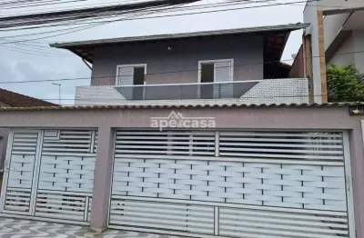 Casa em condomínio fechado com 2 quartos à venda no Jardim Melvi, Praia Grande 