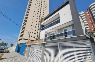 Casa em condomínio fechado com 2 quartos à venda no Balneário Maracanã, Praia Grande 