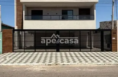 Casa em condomínio fechado com 2 quartos à venda no Jardim Melvi, Praia Grande 