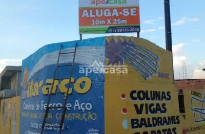 Terreno comercial para alugar no Ribeirópolis, Praia Grande 