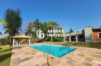 Chácara com 4 quartos, casa de hospede a venda no condomínio recanto das flores