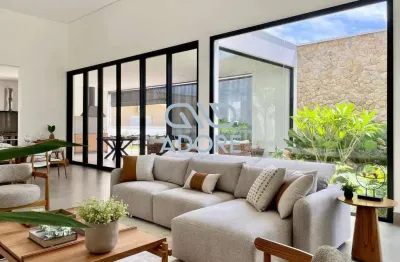 Casa Térrea Mobiliada à Venda no Condomínio Parque Xapada Ytu em Itu/Sp | 4 Quartos | Piscina | Gramado