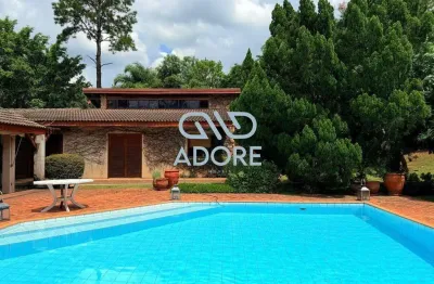 Casa à venda no Condomínio Terras de São José I – Itu/SP | Estilo chalé alpino | Casa de hóspedes | 5 Quartos | Piscina