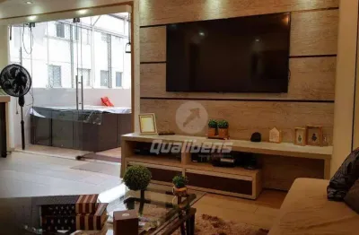Cobertura com 3 dormitórios à venda, 112 m² por r$ 460.000,00 - parque são vicente - mauá/sp