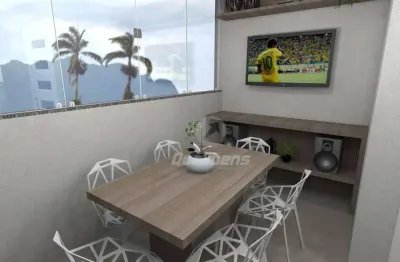 Apartamento triplex com 2 dormitórios à venda, 75 m² por r$ 402.800,00 - vila américa - santo andré/sp
