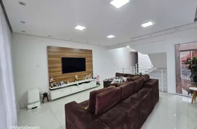 Sobrado com 3 dormitórios à venda, 200 m² por r$ 805.000,00 - parque são vicente - mauá/sp