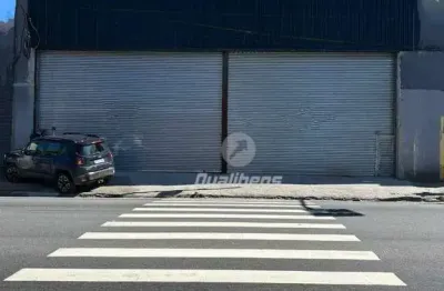 Salão/galpão/armazém para alugar, 560 m² por r$ 15.000/mês - matriz - mauá/sp