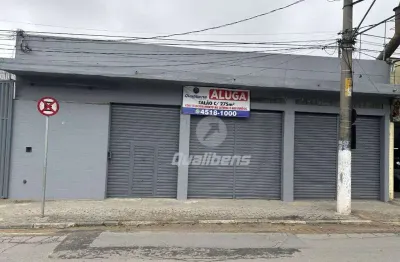 Salão para alugar, 275 m² por r$ 5.500,01/mês - são joão - mauá/sp