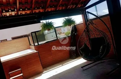 Cobertura com 2 dormitórios à venda, 100 m² por r$ 680.000 - vila humaitá - santo andré/sp
