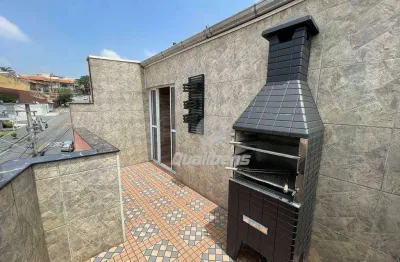 Cobertura com 2 quartos à venda na Rua Bororós, 328, Vila Pires, Santo André