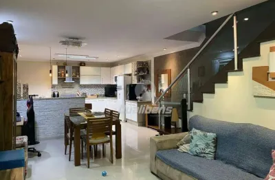 Sobrado com 3 dormitórios à venda, 186 m² por r$ 798.000,00 - parque são vicente - mauá/sp