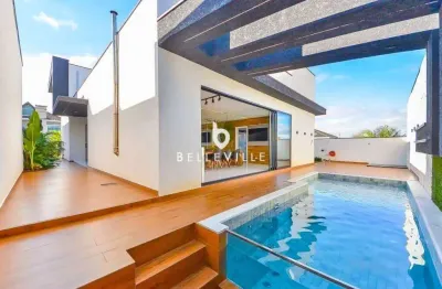 Casa em condomínio fechado com 3 quartos à venda na avenida pineville, 436, pineville, pinhais, 282 m2 por r$ 4.900.000