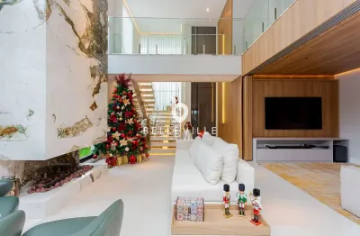 Casa em condomínio fechado com 4 quartos à venda na avenida pineville, 436, pineville, pinhais, 430 m2 por r$ 6.490.000