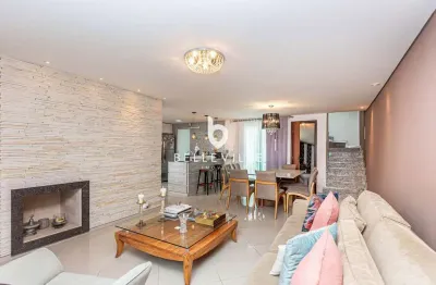 Casa em condomínio fechado com 3 quartos à venda na rua joão schleder sobrinho, 764, boa vista, curitiba, 162 m2 por r$ 850.000