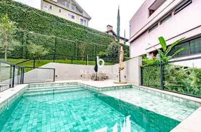 Casa em condomínio fechado com 4 quartos à venda na rua josé benedito cottolengo, 710, campo comprido, curitiba, 500 m2 por r$ 4.450.000