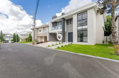Casa em condomínio fechado com 3 quartos à venda na avenida doutor eugênio bertolli, 3062, santa felicidade, curitiba, 235 m2 por r$ 1.995.000