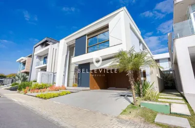 Casa em condomínio fechado com 4 quartos à venda na rua brasílio josé betezek, 105, santa felicidade, curitiba, 290 m2 por r$ 3.980.000