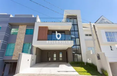 Casa em condomínio fechado com 3 quartos à venda na rua frederico stella, 358, barreirinha, curitiba, 187 m2 por r$ 1.250.000