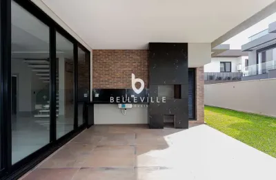 Casa em condomínio fechado com 4 quartos à venda na rua brasílio josé betezek, 105, santa felicidade, curitiba, 308 m2 por r$ 3.750.000