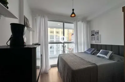 Kitnet / stúdio à venda na rua andré de barros, centro, curitiba, 27 m2 por r$ 455.000