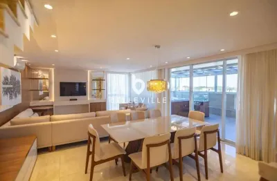 Cobertura com 3 quartos à venda na rua brasílio itiberê, 3940, água verde, curitiba, 217 m2 por r$ 5.470.000