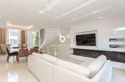 Casa em condomínio fechado com 3 quartos para alugar na rua aristides pereira da cruz, 21, portão, curitiba, 308 m2 por r$ 20.000