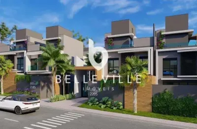 Casa em condomínio fechado com 4 quartos à venda na rua cristiano strobel, 2185, boqueirão, curitiba, 179 m2 por r$ 998.000