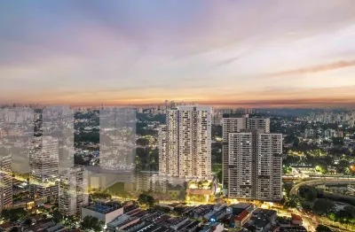 Apartamento de 61m² com 2 dormitórios com suíte e varanda, 1 vaga.