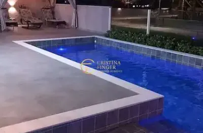 Casa 300m²  3 quatos pedra branca  - palhoça piscina com cascata