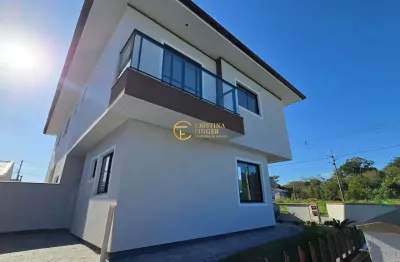 Casa sobrado geminado 78,71 m²  2 suítes  - bela vista - palhoça