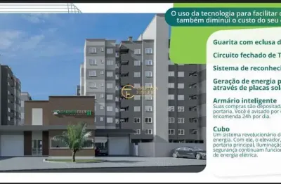 Apartamento 59,03m²,  2 quartos 1 suite, em construção - pedra branca