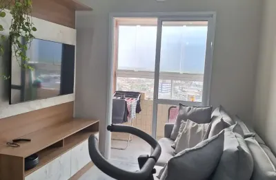 Apartamento moderno com suíte, sacada e lazer completo a 600m da praia! caiçara